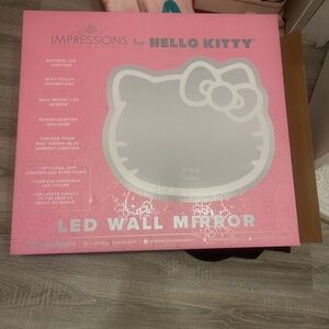 Impressions Vanity Hello Kitty LED Wall Mirror - Pink